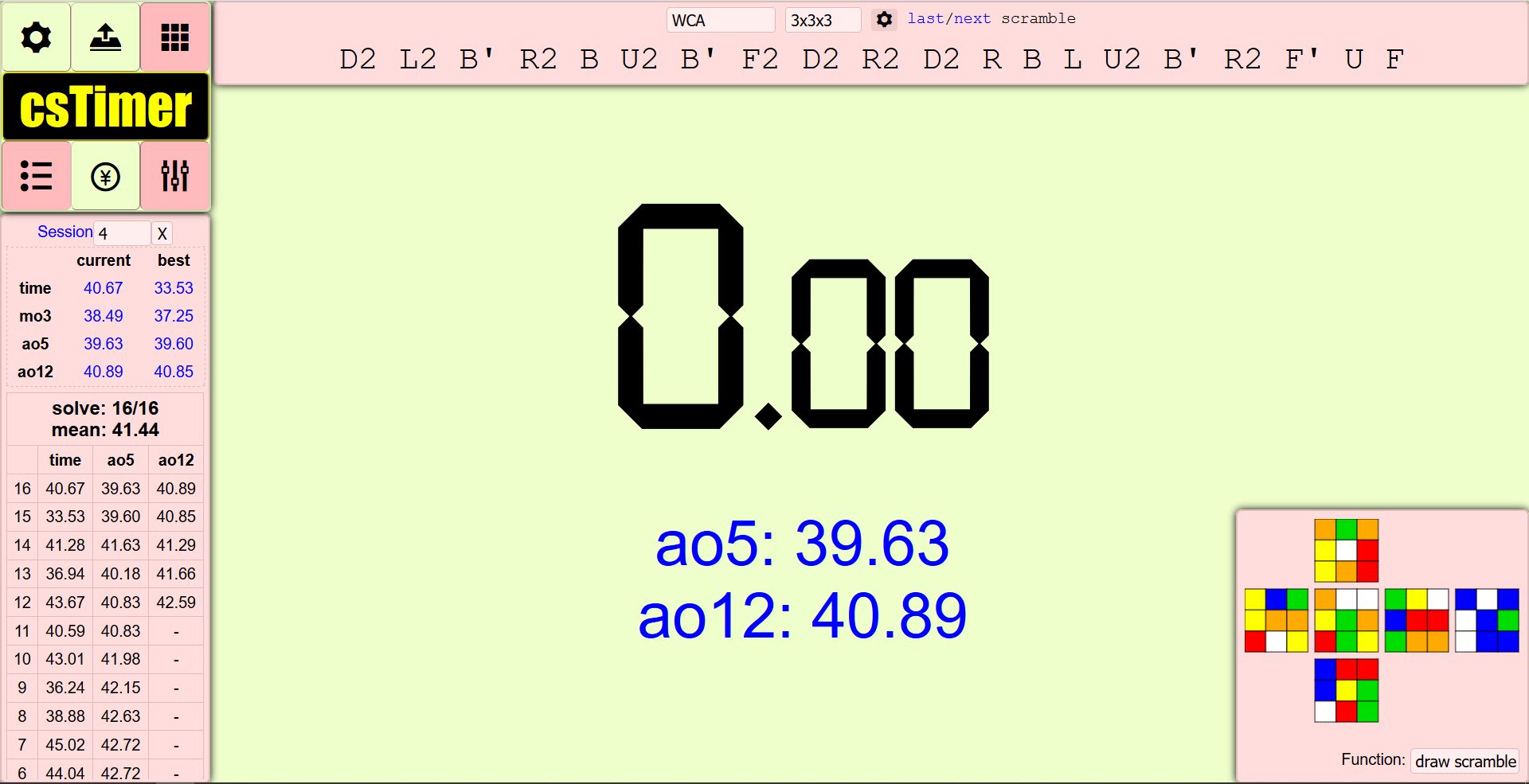 3x3 rubiks cube timer