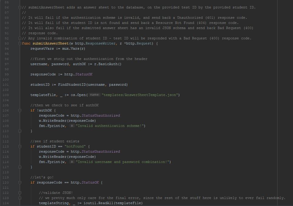 This is what a Godoc comment looks like. /images/godoc-vianuedu-example.jpg