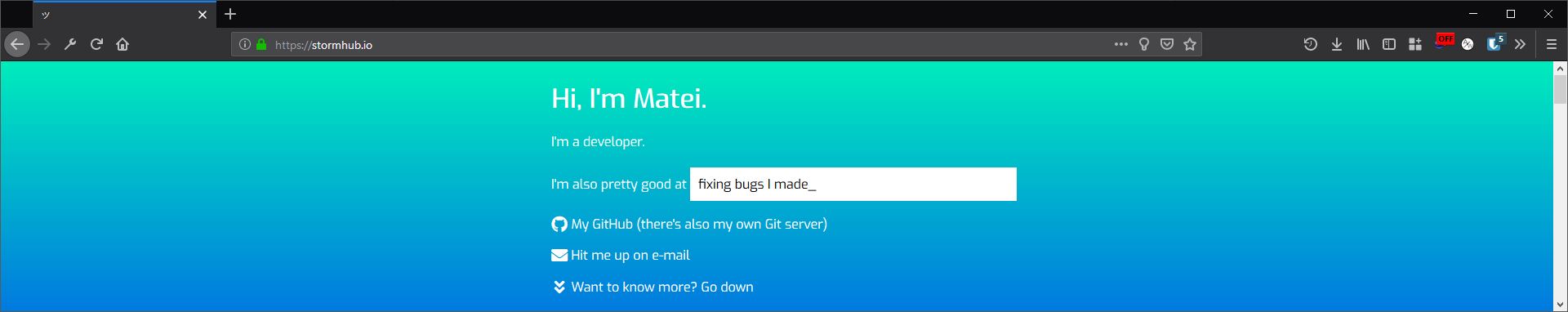 The StormHub site being online and running. /images/stormhub-site-example.jpg